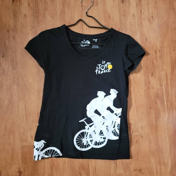 Official RARE Tour de France Graphic Tee Size Small T-Shirt - Picture 1 of 7